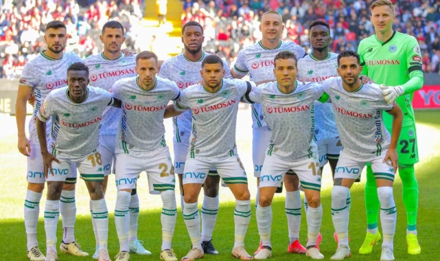 Konyaspor'da 3 santrfor, tek gol