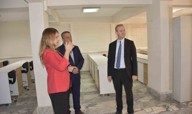 Köyceğiz Kaymakamı Maslak, yüksekokullarda incelemelerde bulundu