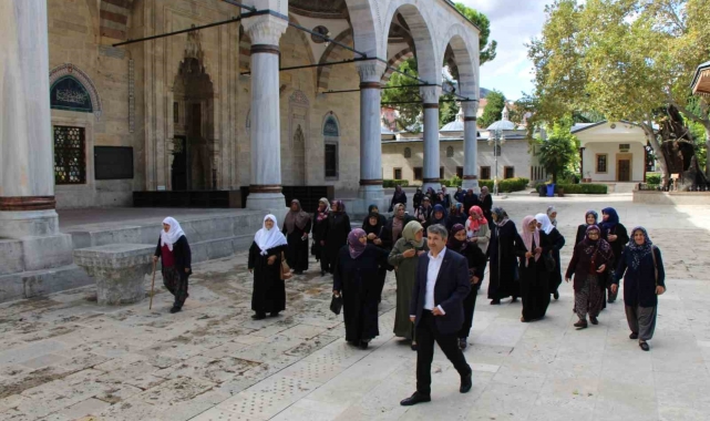 Köylü kadınlardan Amasya'da tarih turu: Müzeleri ilk defa gezdiler