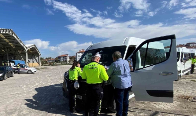 Kulu'da okul servislerine denetim