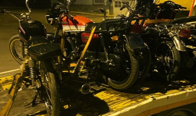 Kurallara uymayan 3 bin 788 motosiklet sürücüsüne cezai işlem uygulandı