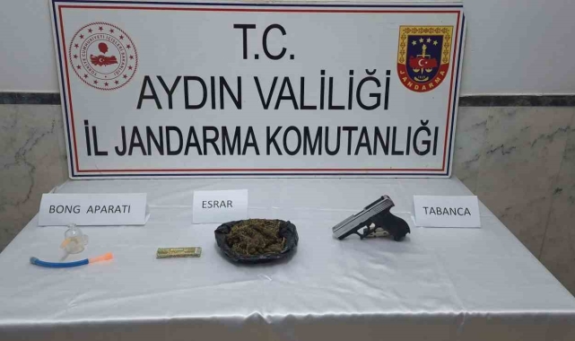 Kuyucak'ta 3 uyuşturucu şüphelisi yakalandı