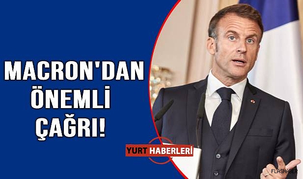 Macron:İsrail'e silah sevkiyatları durdurulmalı