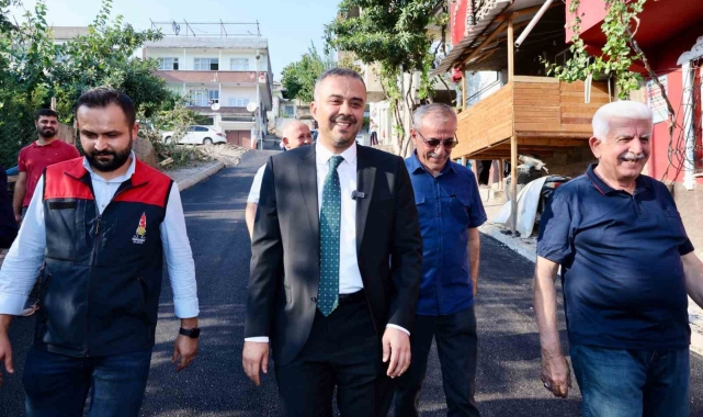 Mahalle sakinlerinden Başkan Toptaş'a teşekkür