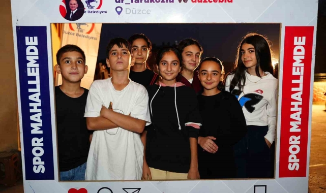 Mahalleli sporla buluştu