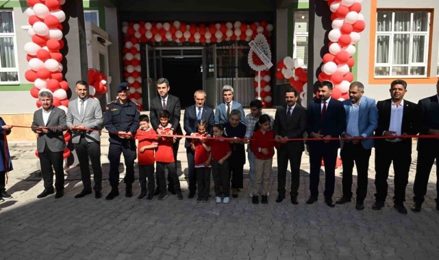 Malatya'da tamamlanan okulun açılışı yapıldı