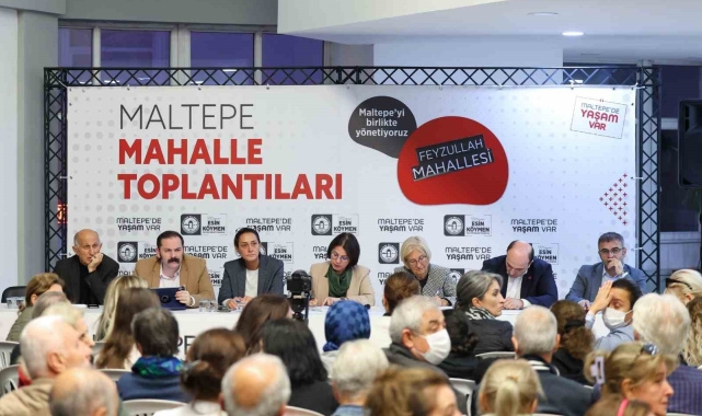 Maltepe'de mahalle toplantılarının 8'inci durağı "Feyzullah" oldu