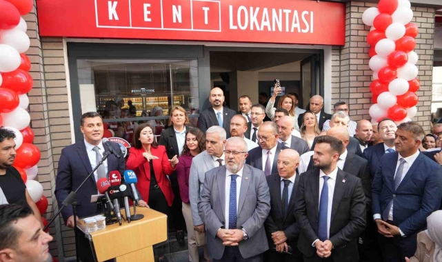 Manisa'da miting gibi 'Kent Lokantası' açılışı