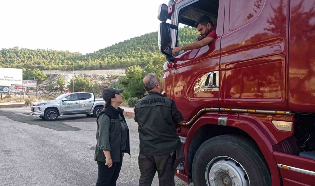 Mersin'de orman suçlarına karşı denetimler sürüyor