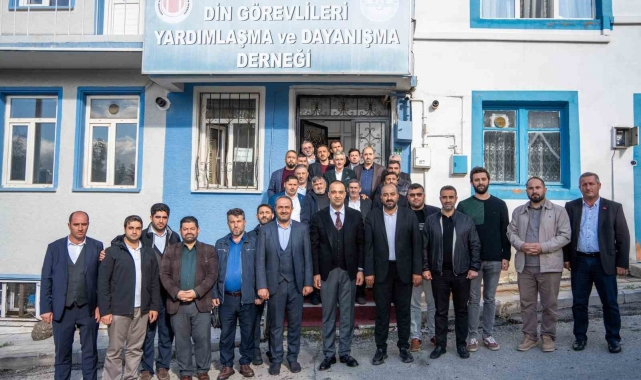 MHP İl Başkanı Yurdagül'den Din Görevlileri Yardımlaşma ve Dayanışma Derneğine ziyaret