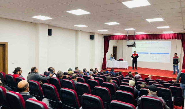 Mihalıççık çiftçilerine yeni destekleme modeli anlatıldı