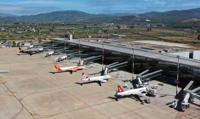 Milas-Bodrum Havalimanı 9 ayda 3 milyon 744 yolcuya hizmet verdi
