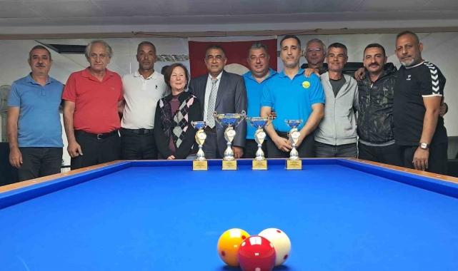 Muğla'da Bilardo Turnuvası sona erdi