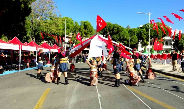 Muğla'da cumhuriyetin 101. yılı coşkuyla kutlandı