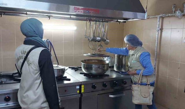 Niğde'de kantinler ve yemekhaneler denetleniyor