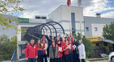 Öğrenciler merkezi inceleyerek eğlendi