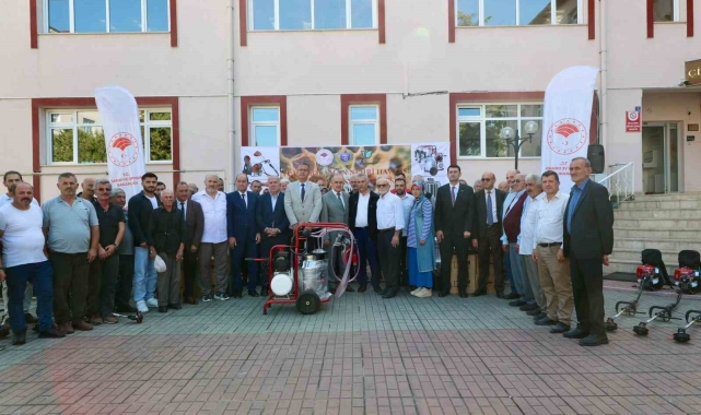 Ordu'da üreticilere makine ve ekipman desteği