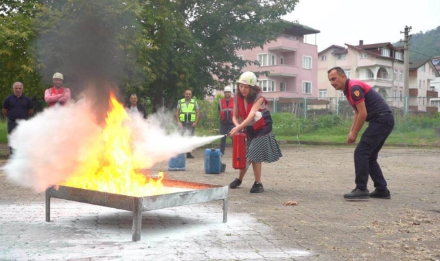 Ordu&#039;da verilen eğitimler sayesinde yangın olayları yüzde 25 azaldı
