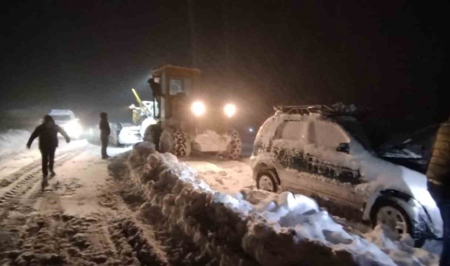 Ordu'nun yüksek kesimlerinde kar kalınlığı 60 santimetreye ulaştı