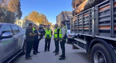 Orman kaçakçılığına karşı mobil kontroller devam ediyor