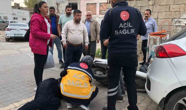 Otomobil ile motosiklet çarpıştı: 2 yaralı