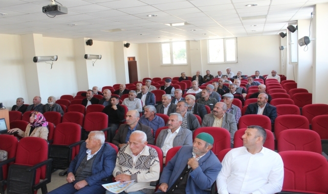 Pazar'da çiftçilere yeni destekleme modeli anlatıldı