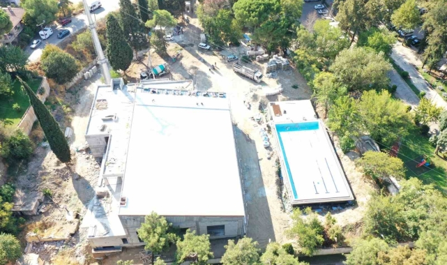 Pınarbaşı Yüzme Havuzu, yükselmeye devam ediyor