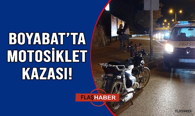 Plakasız motosiklet minibüse çarptı