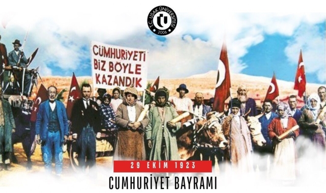 Rektör Savaş; "29 Ekim asil bir milletin küllerinden yeniden doğuşunun nişanesidir"