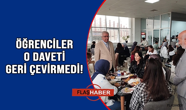 Rektör Taşdemir’den Öğrencilere Çay Daveti