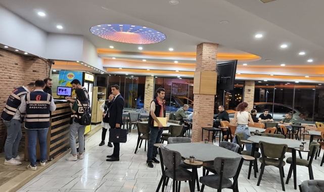 Sakarya'da kafeler bölgesinde geniş çaplı denetim