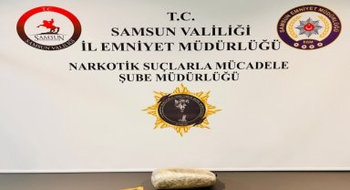 Samsun'da adresinde uyuşturucu bulunan zanlı yakalandı