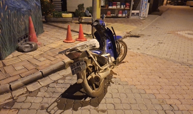 Samsun'da devrilen motosikletteki kişi hayatını kaybetti