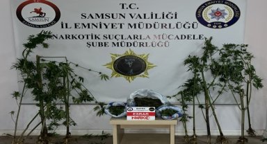 Samsun'da narkotik operasyonunda iki şüpheli yakalandı