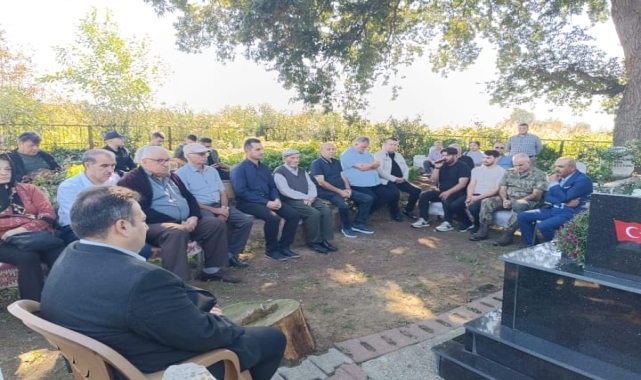 Samsun'da Şehit Salih Ersin kabri başında dualarla anıldı
