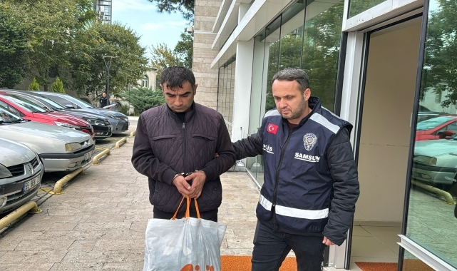 Samsun'da simit fırınından susam ve sadaka kutusu çalan hırsız tutuklandı