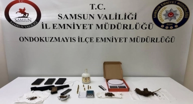 Samsun'da uyuşturucu operasyonunda 2 kişi yakalandı
