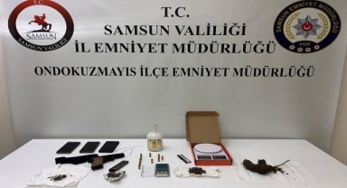 Samsun'da uyuşturucu operasyonunda 2 kişi yakalandı