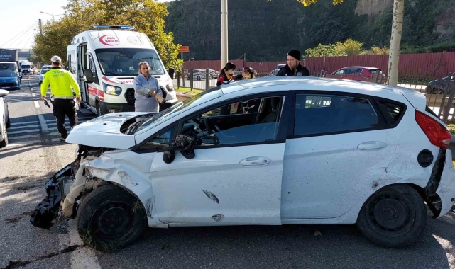 Samsun'da trafik kazası: 3 yaralı