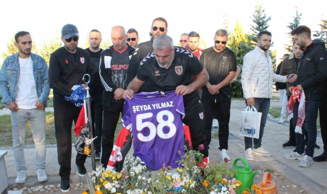 Samsunspor taraftarı şehit polis Şeyda Yılmaz'ı unutmadı