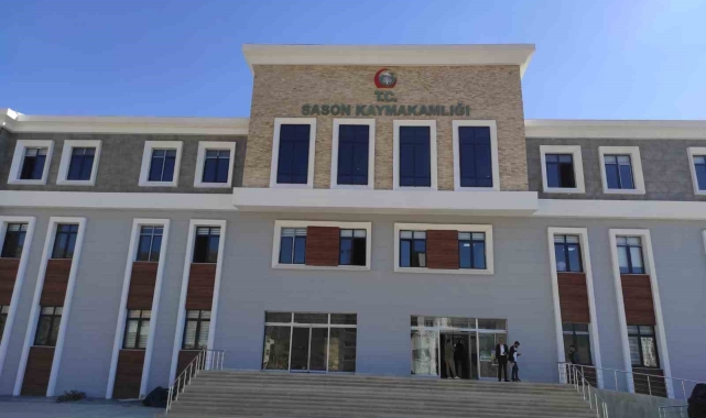 Sason'da yeni hükümet konağı hizmet vermeye başladı