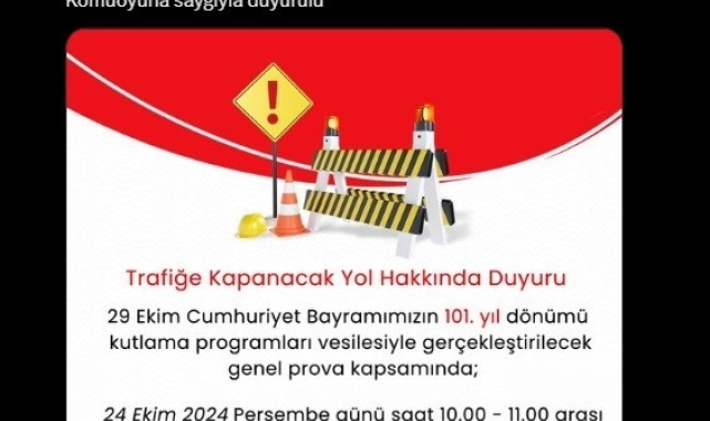 Şehir merkezinde o yolu kullanacaklar dikkat: Geçici olarak trafiğe kapanıyor