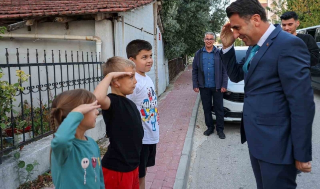 Şehit ailesini ziyaret etti