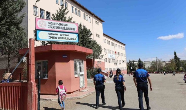 Şehitkamil'den okul önlerinde sıkı denetim