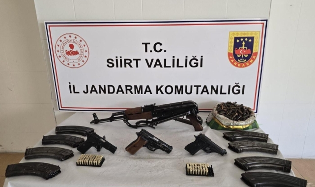 Siirt'te silah kaçakçılığı yapan 2 şüpheli yakalandı
