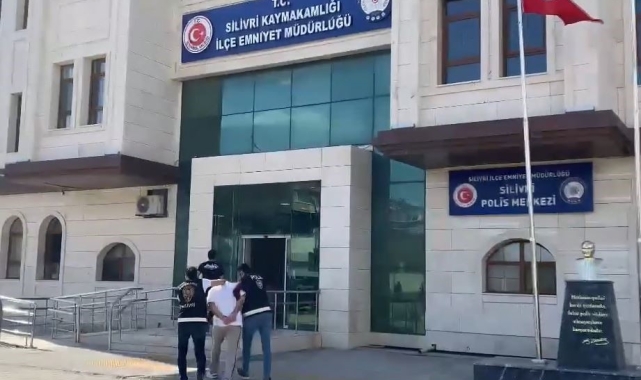 Silivri'de çocuğunun gözü önünde eşini darp eden adam yakalandı