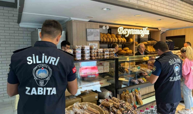 Silivri'de zabıta ekipleri fırın denetimlerine devam ediyor