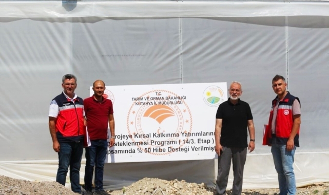 Simav'a jeotermal ısıtmalı 20 dekar modern sera