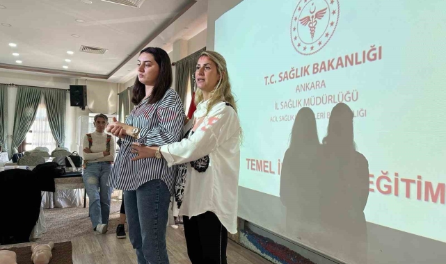 Sincan Belediyesi personeline ilk yardım eğitimi