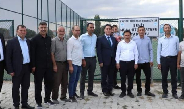 Sindelhöyük Stadı'nda zemin düzeltme çalışmaları başladı